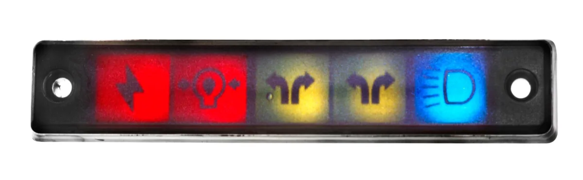 MF 240-285 Warning Lamp Section