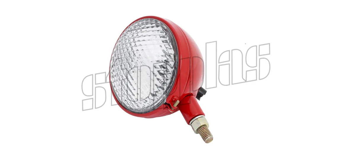 Oval Type Red Headlamp